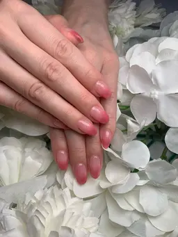 【練習モデル】ワンカラー・カラーグラデーション・ラメグラデーション💜🤍￥2500