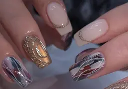 （オフ無し）✨ネイリストのやりたいデザイン💕💅高単価予定のデザイン💓‪映えるセンスの良いオシャレなデザイン✨️