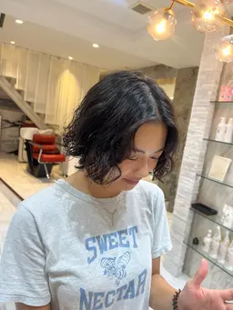 カット＋パーマ🌼💛