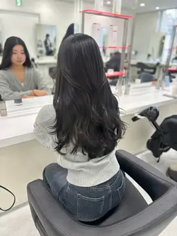 💗🇰🇷韓国風スタイル🇰🇷💗透明感たっぷりカラー➕炭酸spa➕ハホニコトリートメント➕韓国風くびれ巻き仕上げ