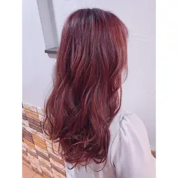 カット+ピンク系カラー+1stepトリートメント💓