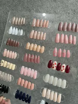 強度★★★長さ出しシンプルネイル(30種類)