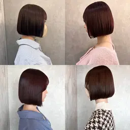 ボブ×カラー×顔まわりカット×トリートメント🇰🇷🩷