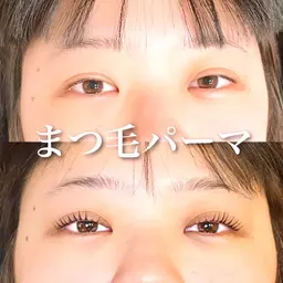 【当店1番人気♡】眉毛ワックス+まつ毛パーマ(コーティング、束間レクチャー付)¥11,000→¥10,000