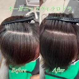 【🍀minimo限定完全オーガニック🍀】白髪ぼかしオーガニックフルカラー🫧ボタニカルシャンプー×トリートメント🫧