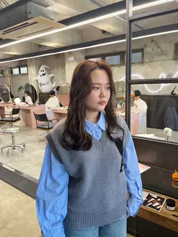 【ブリーチなし】カット+Wカラー+トリートメント