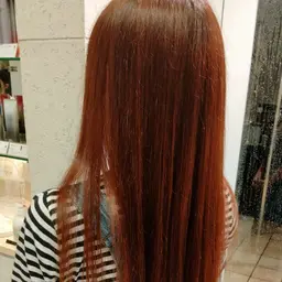 根元ブリーチ1回×全体カラー