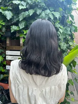 黒染めを使わない暗色カラー🖤 2ステップTR付き