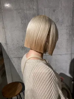 カット＋ブリーチ ダブルカラー＋2step超音波トリートメント