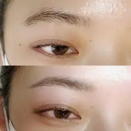 アイブロウスタイリング【ワックス脱毛+毛量調整】