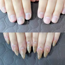 【お試し】長さだし10本×ラメグラデーション🌈¥8980※要問い合わせ・メッセージにて予約確定となります