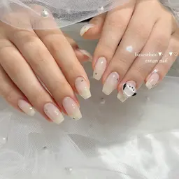 長さだし10本🩵ワンカラー/ラメグラ