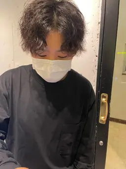 🟢men's限定🟢デザインケアパーマ+カット