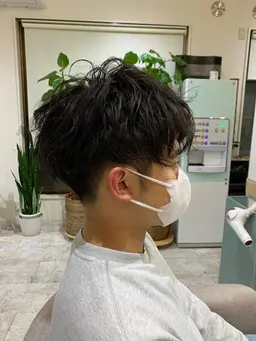 メンズカット＋パーマ