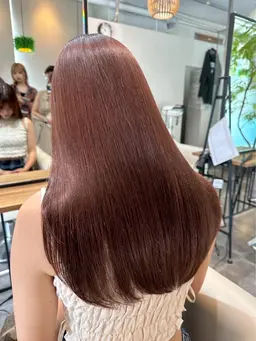 【美髪・艶髪・縮毛矯正】水素美髪矯正ストレート＋TOKIO3stepトリートメント🐝🍯   long＋￥1000