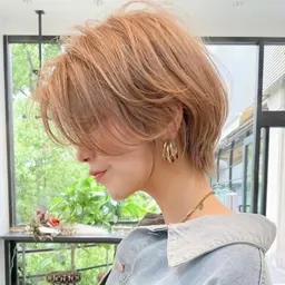 【🩵ブリーチリタッチの方限定クーポン🩵】ショートカット➕リタッチ➕オンカラー➕ケアトリートメント