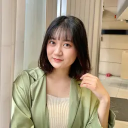 《前髪のうねりに‼︎》前髪縮毛🪼（シャンプー込み）