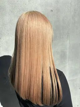 【U24全員OK🌸】カット➕根元ブリーチリタッチ➕全頭カラー🍒/ダブルカラー（ミニモ学割）