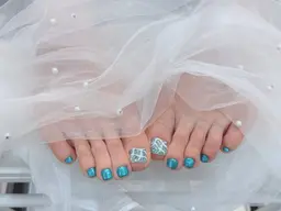 【Jrメニュー】フット2本アート(オフなし)⚠️注意事項をよくお読みの上ご予約ください