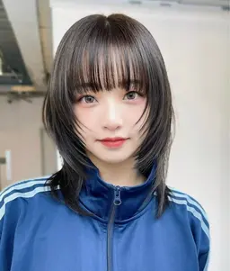 韓国ウルフカット+透明感カラー🫧