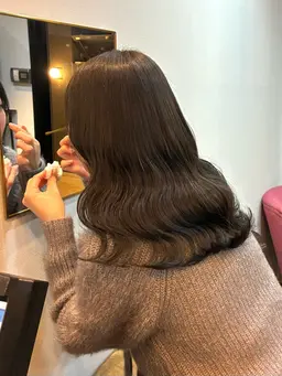 カット✂︎＋カラー＋超音波トリートメント✨【超音波トリートメントでトリートメント成分をより髪の中に浸透させます！】