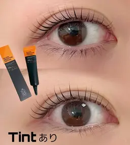 〔毎日マスカラいらない！〕マスカラパーマ🖤 黒色のティントを乗せて自まつげをはっきりとさせる🌟施術時間60分⏱