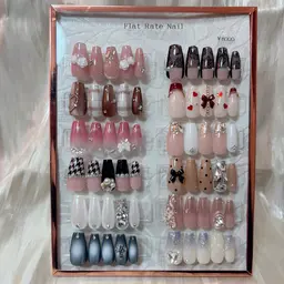 ハンド 10本長さだし+定額韓国ワンホンネイル(オフ込み) 色変更、デザイン配置換え可!