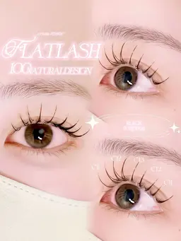 フラットラッシュ120本(コーティング付き)🪄✨