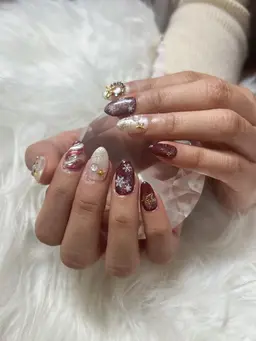 フルデザインコース⭐️（アート9本-フルアート）持ち込みのデザインもOK🙆‍♀️