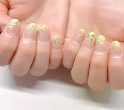 ハンド🩵ワンカラー/ラメグラ（オフ込み）