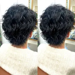 【朝のセットが楽になります☀️】メンズカット✖️パーマ✖️ダメージケアトリートメント🫧