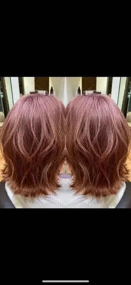 《ミニモ限定》カット＋ケアブリーチ＋オンカラー