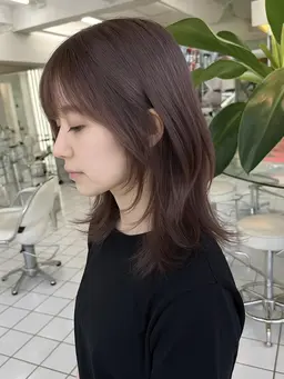 【♡minimo限定価格♡】ロング料金¥0圧倒的透明感✨カット＋ワンカラー×抗酸化水素トリートメント✨️