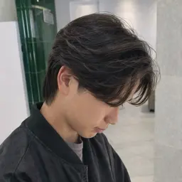 (ニュアンスより動きが欲しい方✨)メンズカット＋フェザーパーマ