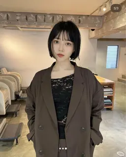 【🇰🇷ミニモ限定価格🇰🇷】🎀タッセルボブ🎀×🫧縮毛矯正🫧