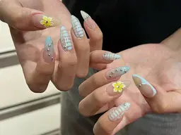 【オフあり】長さだし10本デザインコース🧸持ち込み画像OK