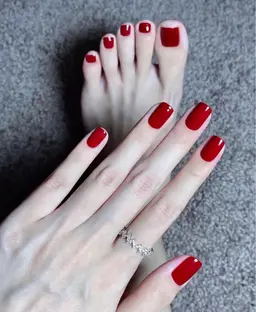 🦶💅🌸【新規ジェルオフ無料】フット+ハンドワンカラーorマグネットorラメグラデーション 🌸