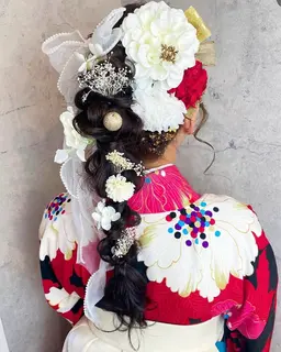 9時台 10000円《卒業式ヘアセット+持ち込み袴着付け🎓💐》