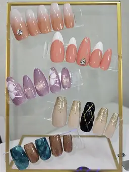 【モデルメニュー】オフ無し定額デザインネイル【色変え可】