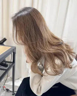 ダメージレス✨透明感ダブルカラー+とぅるとぅるトリートメント💙 ￥13,200→￥6,600