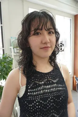 🍀似合わせカット＋艶カラー＋デザインパーマ🍀