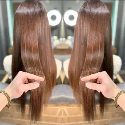 【憧れの艶髪へ👩】水素髪質改善カラー