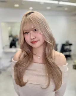 🌈【ブリーチありWカラー✨韓国系の透明感×柔らかい暖色が得意】