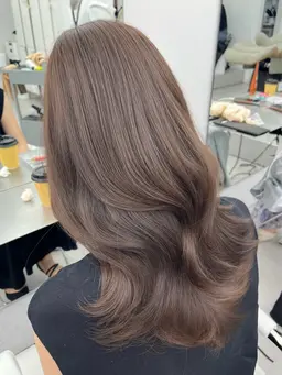 【土日祝新規指名💜】透明感カラー🌱+3step外部補修トリートメント🫧 当日予約⭕️