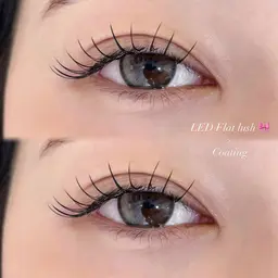 【付け足しメニュー】高持続✨️LEDエクステ60本🎀オフなし/リペア不可