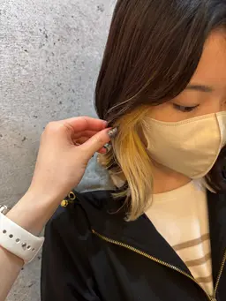 【🫧リピーター様限定🫧】カット+インナーカラー（ブリーチ込）+トリートメント🌼13000円