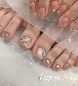 【フット】フラッシュネイル✨️マグネットネイル✨オフ込み/初回フットバス付き🌙* ゆったりリクライニングチェア