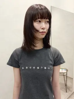 ご新規様限定❣️カット+ブリーチなし艶カラー