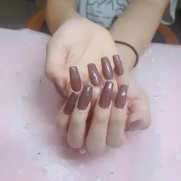 平日は10:00から17:00まで  【スカルプ】ワンカラー&ラメグラ¥5500（オフなし）（禁止ロコミ）