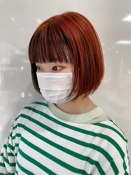 🧠カラーのみ❕前髪インナー🧠すでに十分なブリーチベースがある方のみ